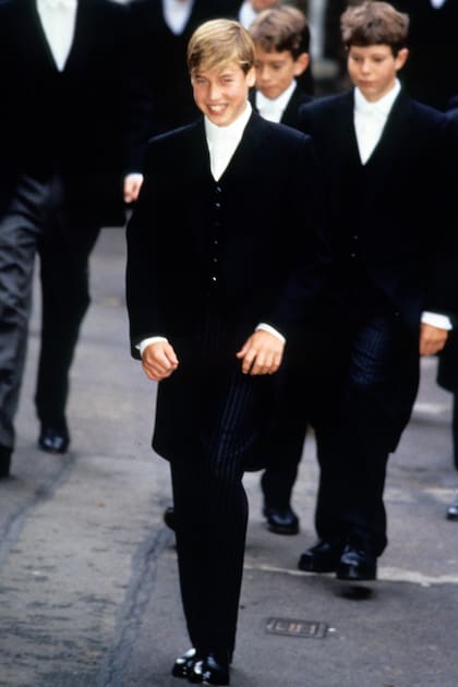 Un recuerdo de 2007, con el príncipe William en sus tiempos de estudiante de Eton College.