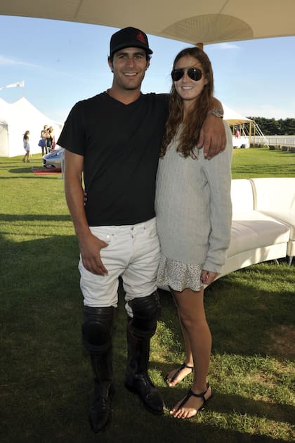 Un recuerdo de 2010 con su entonces mujer, la amazona neoyorquina Paige Allardice (con quien tiene una hija), en Los Hamptons.