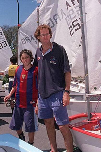 Un recuerdo de infancia junto a su padre, de quien heredó la pasión por el agua