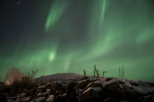 Un registro de las auroras boreales por Adriana Lestido en Tromsø (Noruega)