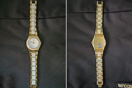 Un reloj secuestrado en poder de los sospechosos
