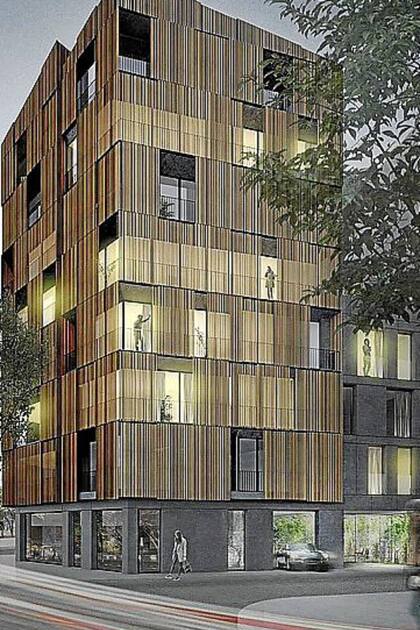 Un render del edificio donde Nadal compró un penthouse de 400 metros cuadrados