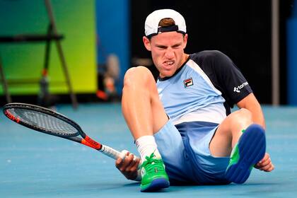 Un resbalón es caída: Schwartzman perdió en su debut en la ATP Cup