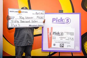 Un hombre de Maryland ganó dos veces la lotería Pick 5 con un sencillo método