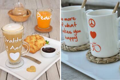 Un rico desayuno con una linda frase inspiradora puede hacerte empezar la mañana de una manera diferent