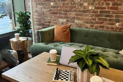 Un rincón del Bedford Studio en Nueva York