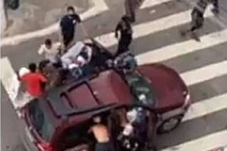 Conmoción por un robo piraña en uno de los barrios más pobres de San Pablo