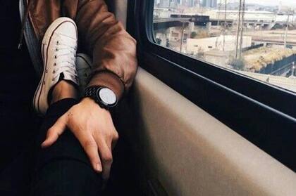 Un romance en el tren.