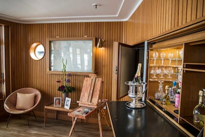 Un salón de estar.