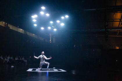 Un show de luces representó el ADN innovador de Renault.