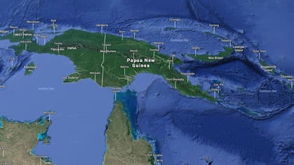 Un sismo de 8 grados en la escala Ritcher golpeó Papúa Nueva Guinea