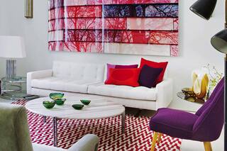 Cómo darle color a un departamento blanco con mucha luz natural