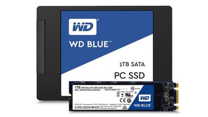 Un SSD en sus dos formatos: con el tamaño de un rígido normal, o en su versión más compacta