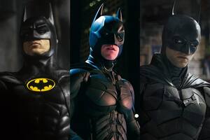 Un superhéroe, tres encarnaciones: Michael Keaton. Christian Bale y Robert Pattinson