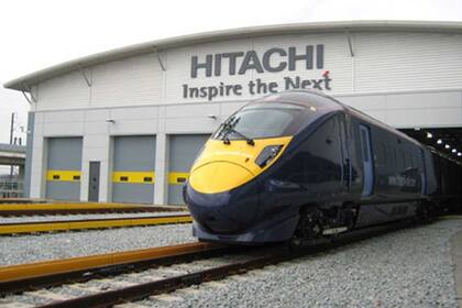 Un taller de Hitachi en Reino Unido. Cada vez más alejada de la electrónica de consumo, la compañía japonesa enfoca sus objetivos en áreas como la industria ferroviaria y la energía nuclear