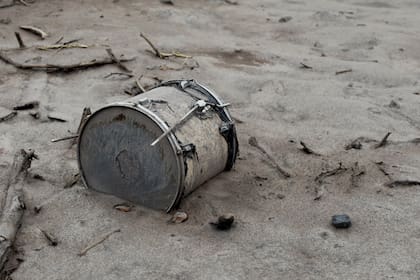 Un tambor abandonado