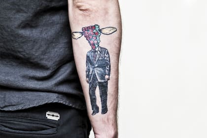 Un tatuaje basado en su propia obra
