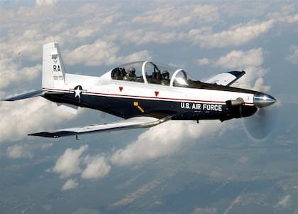 Un TC-6 Texan de la fuerza aérea de los Estados Unidos