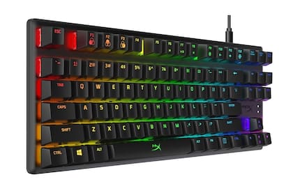 Un teclado HyperX Switch Blue Alloy Origins