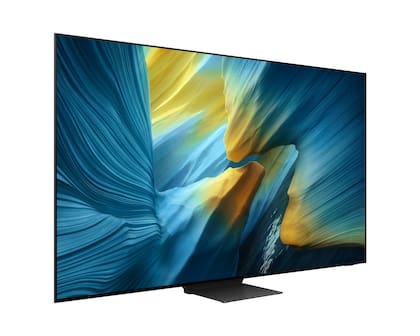 Un televisor Samsung OLED de 83 pulgadas con Vision AI