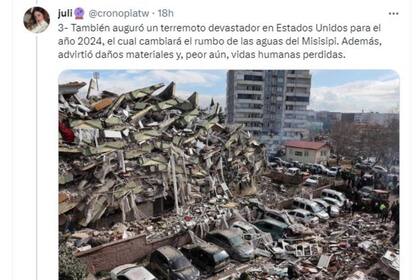 Un terremoto fuerte sufrirá Estados Unidos, según Baba Vanga