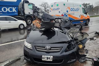 Qué paso en Panamericana entre un auto y un camión