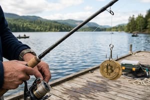 El extraño caso de la caña de pescar que tenía la contraseña de 500 bitcoins comprados con marihuana