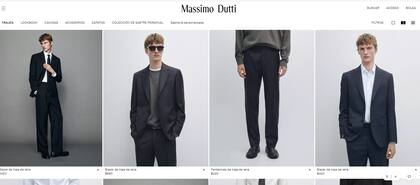 Un traje similar al que utilizó el ministro Luis Caputo.