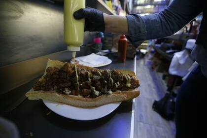 Un tremendo sandwich venezolano