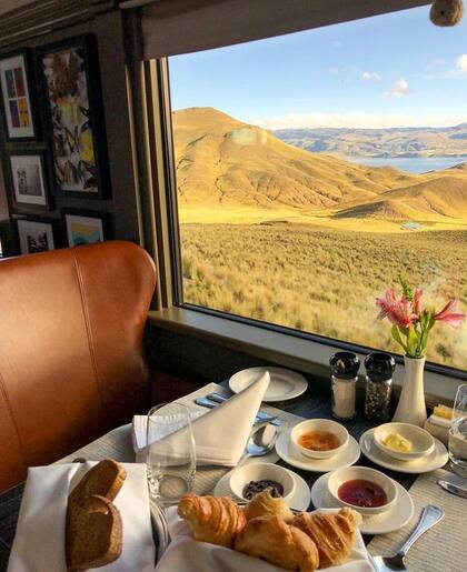 Un tren nocturno de lujo.