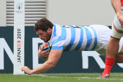 Un try a cargo de Montoya; fue contra Tonga, por el Mundial 2019, en Higashiosaka