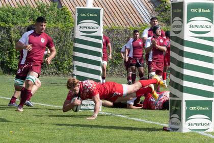 Un try de Werkalec en la Superliga de Rumania; se formó en el Jockey Club de Rosario y apostó por el rugby europeo