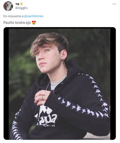 Un usuario advirtió el parecido de Nacho con Paulo Londra