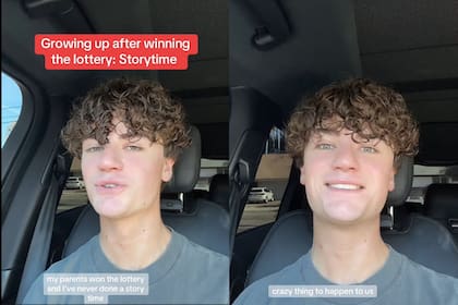 Un usuario de TikTok contó las peripecias de su vida cuando de un día al otro su familia se volvió millonaria. (TikTok)