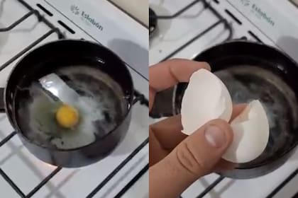 Un usuario de TikTok mostró su error al querer hacer un huevo duro