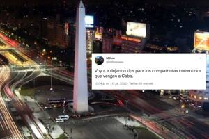 El hilarante hilo de un correntino con consejos para quienes llegan a Buenos Aires