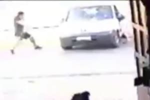 Gritos, pelea y un salto heroico: así vecinos evitaron que dos delincuentes robaran una camioneta