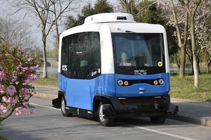 Un vehículo autónomo desarrollado por la Southeast University de Nankín, China