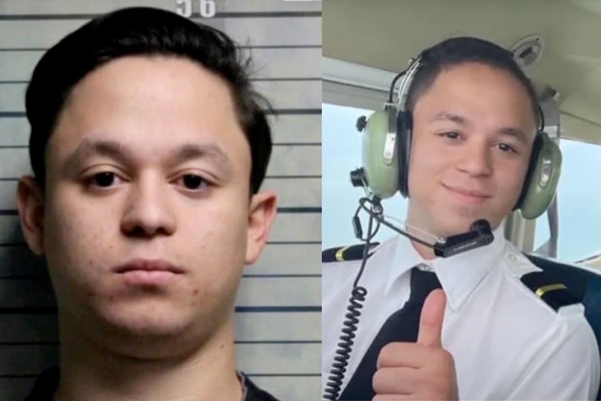 Ele é venezuelano, estava treinando para ser piloto nos EUA e foi preso pelo ICE. ele agora enfrenta deportação