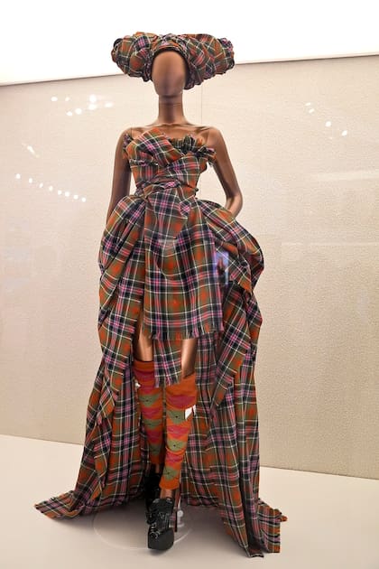 Un vestido de Vivienne Westwood, una de sus diseñadoras favoritas