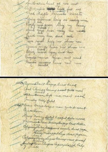 Un vestido ocultaba un mensaje secreto que después fue interpretado