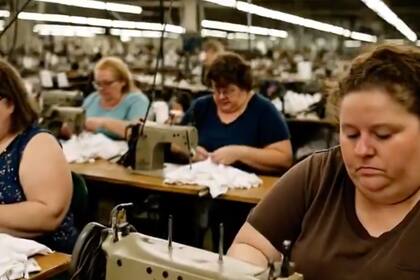 Un video de IA parodia las promesas de Trump sobre la manufactura estadounidense.