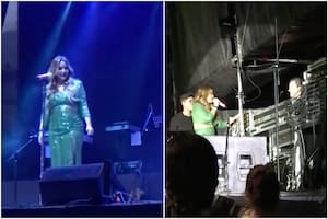 La furia de Karina La Princesita en pleno show: "Ay, no se animó, pensé que ibas al frente"