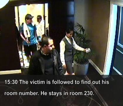 Un vídeo de seguridad muestra a agentes del Mossad vestidos como deportistas antes del asesinato de Mahmud al Mabhuh, en 2010 en Dubai.