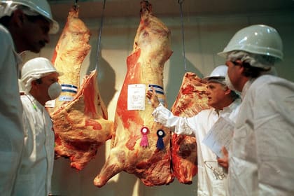 Imágenes de archivo del frigorífico Swift, uno de los más grandes del país