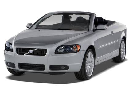 Un Volvo C70 T5 descapotable modelo 2008 (segunda generación), importado desde Bélgica, es uno de los vehículos habilitados para ser conducido por Canicoba Corral