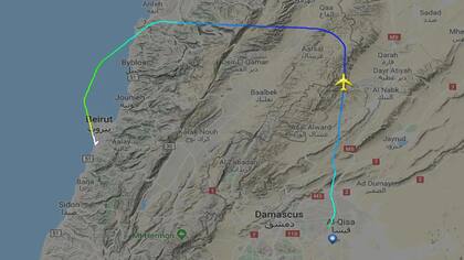 Un vuelo de Qeshm Fars Air del 9 de julio de 2018 que despertó las alarmas de la inteligencia de Estados Unidos; la sospecha es que contrabandeó armas para Hezbollah