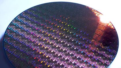 Un wafer del que salen los chips