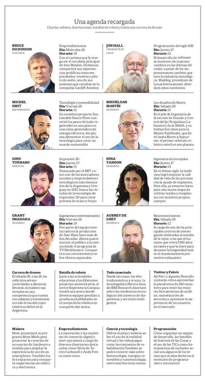 Una agenda recargada