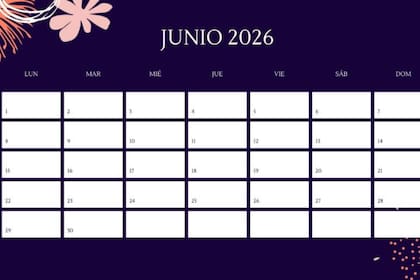 Una alternativa para imprimir el calendario de junio